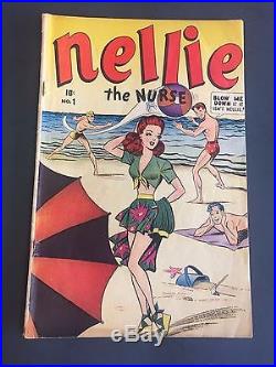 # 1 NELLIE THE NURSE Comics (1945) MARVEL TEEN GOLDEN AGE COMIC BOOK