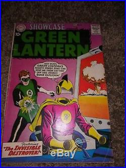 10 cent comic book lot, Showcase Flash Gordon #2 Green Latern golden age