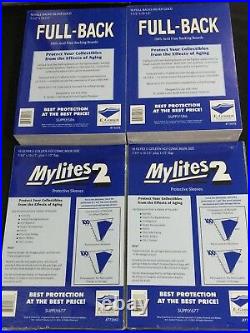 100 E. Gerber Mylites 2 775M2 and Full Backs 750 FB for Silver Golden Age Comics