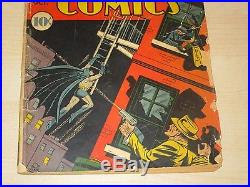 1941 Detective Comics #56 Rare Complete Golden Age Early Batman Robin Great Book