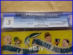 1941 LOONEY TUNES COMICS #1 Golden Age CGC 0.5 1ST BUGS BUNNY Daffy PORKY