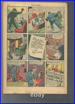 1941 Wow Comics Book Vol 1, No. 3 No Cover Mr. Scarlet And The Mummy Ray Fall
