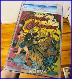 1943 WONDER WOMAN #5 CGC 4.5 1st Appearance of Dr. Psycho! Golden Age