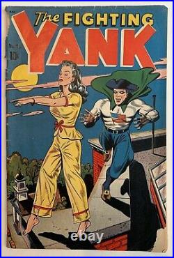 (1948) Fighting Yank #25 Alex Schomburg Classic Cover! Complete Golden Age