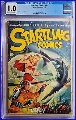 1948 Startling Comics 52 CGC 1.0 Airbrushed Cover