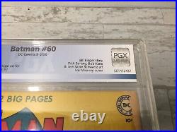 1950 DC BATMAN #60 BOB KANE ART PGX Graded 3.5