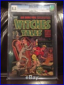 1951 Pre-Code Horror Witches Tales #4 High Grade Golden Age! CGC 8.5