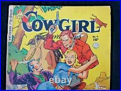 1952 Cowgirl Romances # 9 Fiction House Comics Headlights GGA