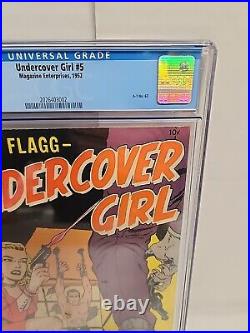 1952 Magazine Enterprises Undercover Girl 5 CGC 4.0 WP