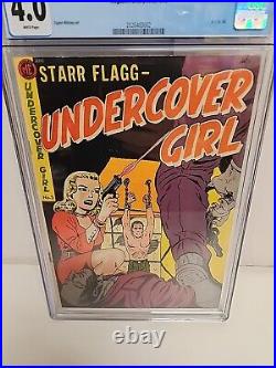 1952 Magazine Enterprises Undercover Girl 5 CGC 4.0 WP