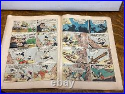 1952 Walt Disney's Dell #386 Uncle Scrooge Issue #1 Comic Book Nice Complete