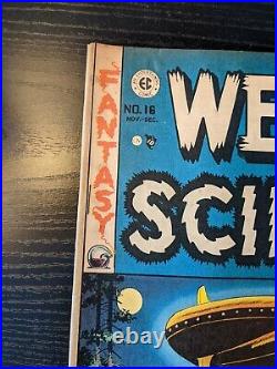 1952 Weird Science # 16 EC Comics Golden Age KEY? Mars Attacks Inspiration
