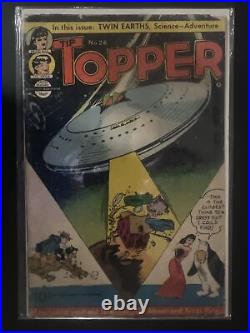 1953Dec. TIP TOPPER COMICS 26! TWIN EARTHS FLYING SAUCER COVER! 1st APP Peanuts