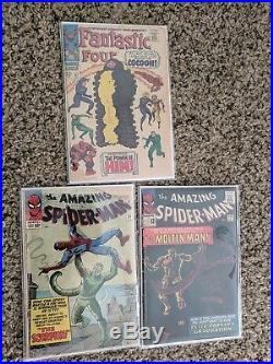 21 Golden age and silver age comics lot. Key issues Marvel DC amazing spiderman