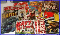 28x VINTAGE 1950s MARVEL ATLAS COMICS Golden-age lot Pre-Code Horror Crime War