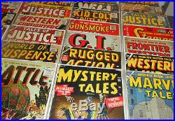 28x VINTAGE 1950s MARVEL ATLAS COMICS Golden-age lot Pre-Code Horror Crime War