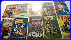 56 Silver, Golden Age Comics Reader Huge Lot! Peanuts wonder woman atom porkypig