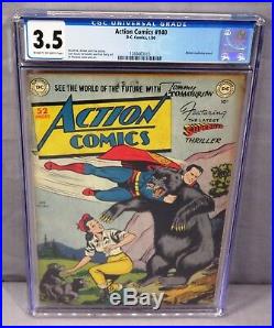 ACTION COMICS #140 (Golden Age Superman) CGC 3.5 VG- DC Comics 1950