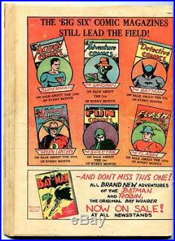 ACTION COMICS #26 1940-DC Golden-Age-Comic Book BATMAN #1 ad