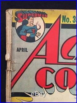 Action Comics #35-superman-1941-dc Golden-age-comic Book