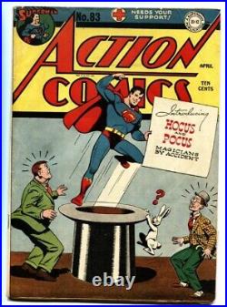 ACTION COMICS #83-SUPERMAN-1945-comic book-DC GOLDEN AGE