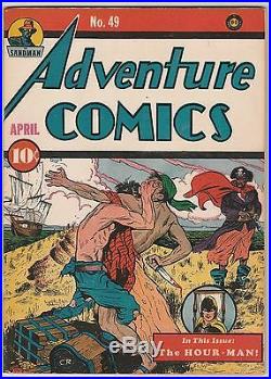 ADVENTURE COMICS #49 (4/40), BIG DC GOLDEN AGE BOOK, 2nd HOURMAN, MOLDOFF COVER