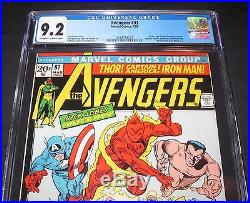 AVENGERS #97 CGC 9.2 from 1972 Golden Age Timely characters Kree-Skrull War