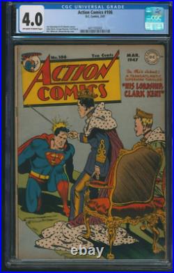 Action Comics #106 DC Comics Golden Age Superman 1947