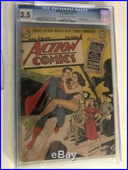 Action Comics #130 CGC 3.5 Superman Ann Blyth Appearance Golden Age