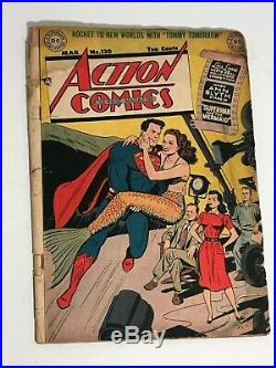 Action Comics #130 DC Comics 1949 GD- Superman Golden Age
