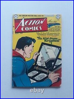 Action Comics #158 Superman Origin retold 1951 DC Golden Age