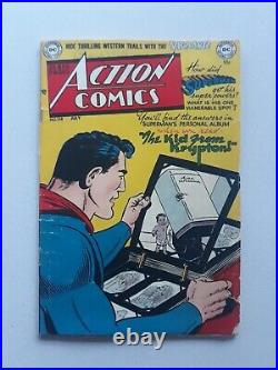Action Comics #158 Superman Origin retold 1951 DC Golden Age