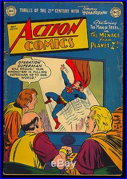 Action Comics #168 Nice Pre-Code Golden Age Superman DC 1952 VG