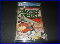 Action Comics 19 CGC. 5, Ultra-Humanite, Complete Low Grade Golden Age (DC 1939)