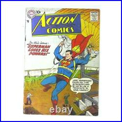 Action Comics (1938 series) #230 in Very Good minus condition. DC comics n`