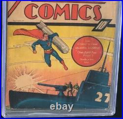 Action Comics #21 (DC 1940) CGC 1.0 Ultra-Humanite App Golden Age Superman