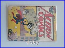 Action Comics 33 Golden Age 1941 DC Superman Qualified