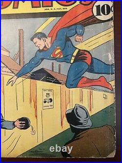 Action Comics 37 1941 Golden Age Superman