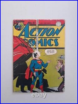 Action Comics 87 Golden Age 1945 DC Superman Qualified