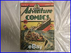 Adventure Comics #43 (Oct 1939, DC) Golden Age Sandman 5th appearance