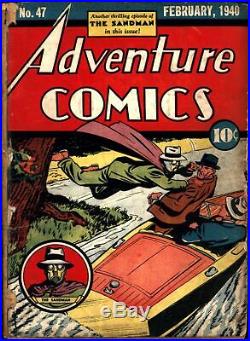 Adventure Comics #47 Golden Age DC 1.0 (MARRIED CENTERFOLD)