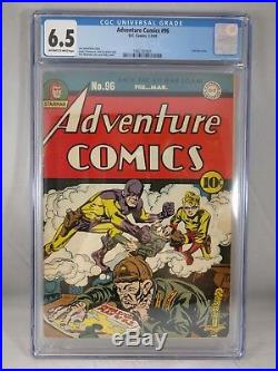 Adventure Comics #96 1945 CGC 6.5 Last War Cover, Jack Kirby, Golden Age, 10c