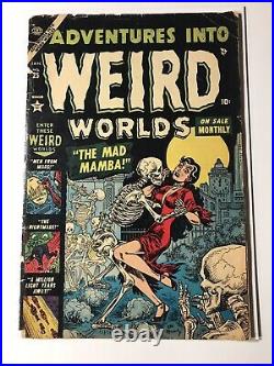 Adventures into Weird Worlds #25 (GD 2.0) Pre-Code Horror! Golden Age Comic Book