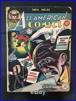 All American Comics #44 Good (2.0) Golden Age DC Green Lantern Complete