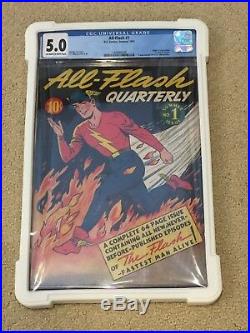All-Flash 1 CGC 5.0 OWithWhite Pages (1st Issue- Golden Age Flash from 1941)