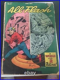 All Flash 23 1946 Golden Age DC Comics Time Travel! Jay Garrick