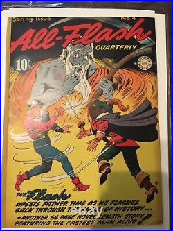 All Flash Quarterly DC Comics 1942 Golden Age Flash! Great Shape