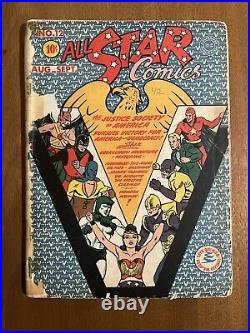 All-Star Comics #12/Golden Age DC Comic Book/Wonder Woman Joins JSA/Fair