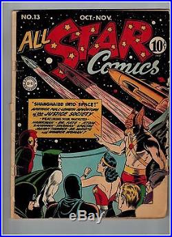 All-Star Comics #13 (Oct-Nov 1942, DC) Golden age