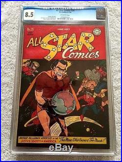All Star Comics #29 DC Comics, June-July 1946 CGC 8.5 Off-White Pages Golden Age